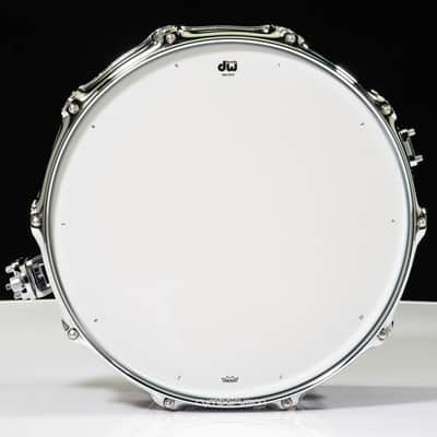 DW Collector's Series 7x14 Top Edge Snare  - Broken Glass image 7