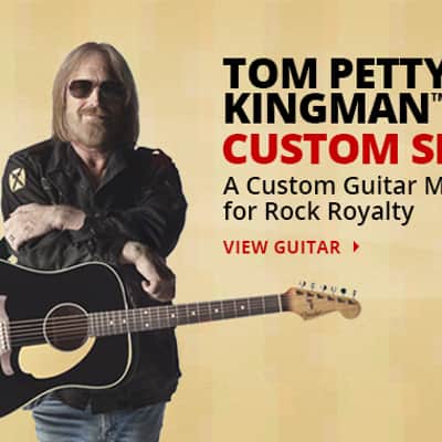 Limited Edition Tom Petty Signature Acoustic Fender Kingman Guitar image 1