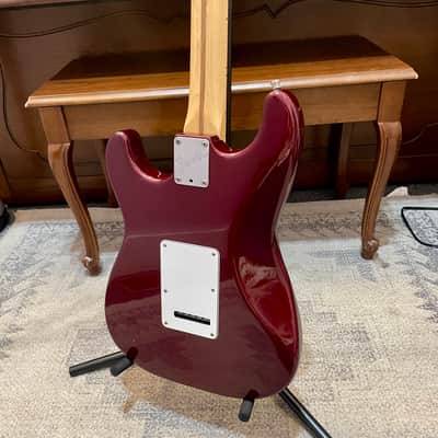 1991 Fender American Strat Burgundy image 5