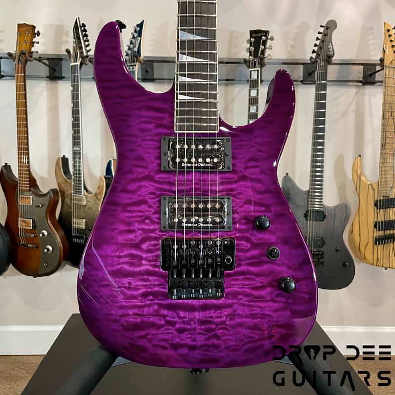 Jackson Custom Shop Dinky FR Electric Guitar w/ Case-Purple Burst image 1