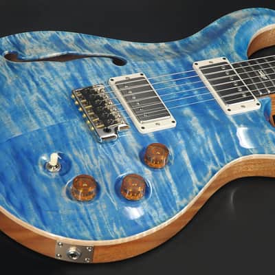 Paul Reed Smith DGT Semi-Hollow w/ Birds - Faded Blue Jean image 2