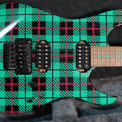 Yamaha RGZ820R Blues Saraceno 1993 Watermelon Plaid image 2