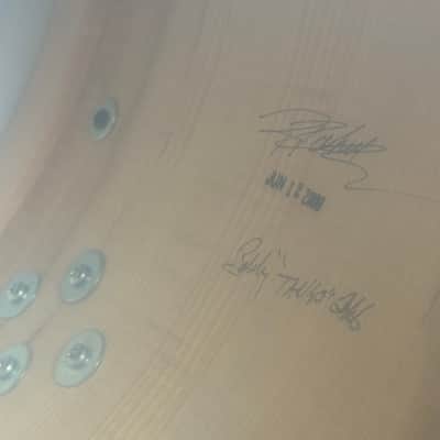 Rikki Rockett's Poison, Rockett Drum Works, Steam Bent Hickory "The Rose" Drum Kit, 22",16", 14", 12", 10",  Plus Woofer, Swarovski Crystals, Signed! STUNNING image 23