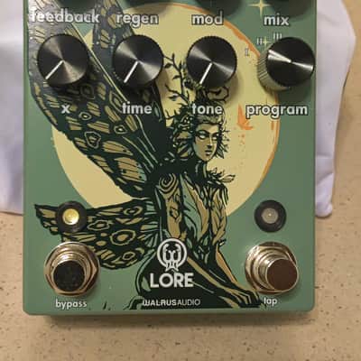 NEW Walrus Audio Lore Reverse Soundscape Generator 2022 - Present - Muted Green / Dark Green Fairy image 5