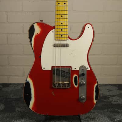 Nash T-57 Alder Dakota Red/Black Heavy Relic *Boat Neck* w/Nash Case #COL89 image 1