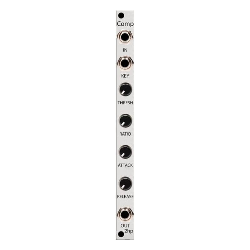 2hp Comp Eurorack Compressor Module (Silver) image 1