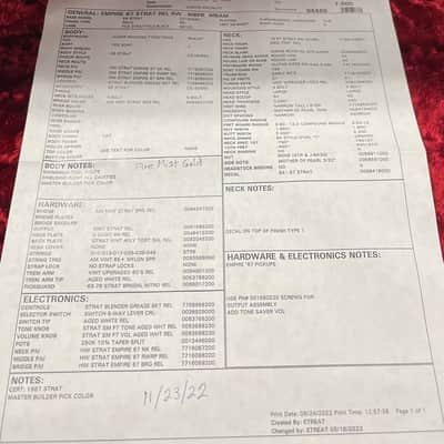 Mint Fender Custom Shop Austin Macnutt Masterbuilt Empire 67 Stratocaster Relic - Firemist Gold #65952 image 14