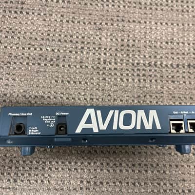 Aviom A-16II Personal Mixer 2010s - Blue (For Parts) image 2