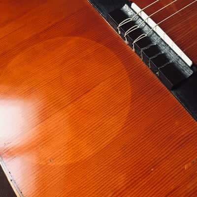 Flamenca classic vintage guitar, Suspiro modèle 100, luthier J.B. Perez, Valencia, 1970, Spain image 8