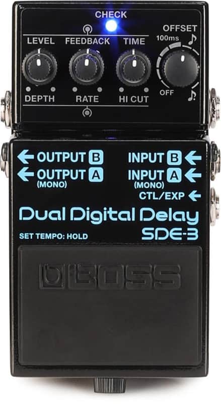Boss SDE-3 Dual Digital Delay Pedal (SDE3d1) image 1