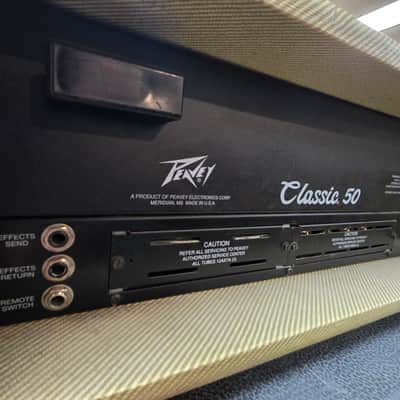 Peavey Classic 50 Tube 50-Watt Guitar Head 1990s - Tweed image 8