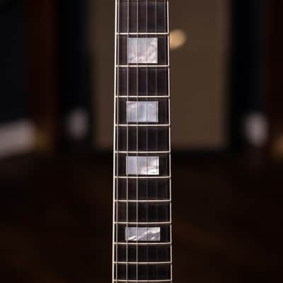 Gibson Custom Shop Murphy Lab 1957 Les Paul Custom Reissue 3-Pickup Bigsby Light Aged Electric Guitar 2023 - Ebony image 4