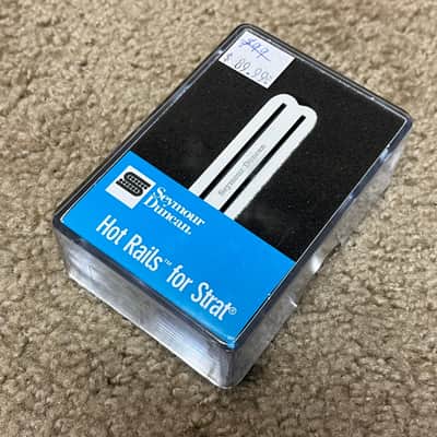 Seymour Duncan SHR-1b Hot Rails Strat White Bridge image 5