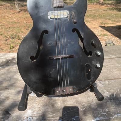 Vintage Harmony Hollow Body Mid 60d Black image 1