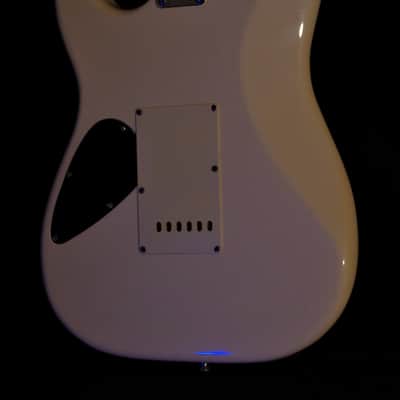 ST. BLUES Eliminator 1 "Billy Gibbons" 1984 White. Strings & Things Workshop. VERY RARE Plays Great image 12