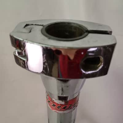 Ludwig Tripod Cymbal Stand Base Chrome Double-Braced Parts Red Black Label 1"Rec image 2
