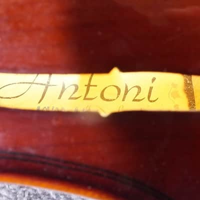 Antoni ACV30 4/4 Violin with Bow, Hard Case, Shoulder Rest & Resin (Used) image 8