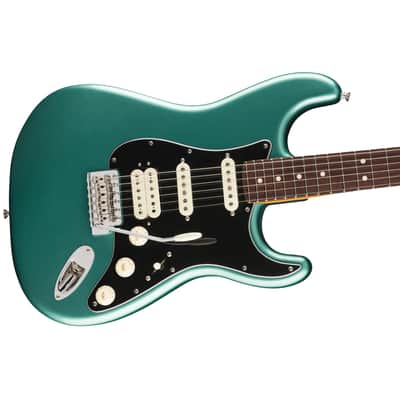Fender American Professional Classic Stratocaster HSS - Faded Sherwood Green Metallic / Rosewood image 5