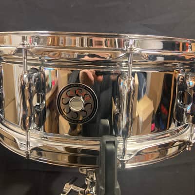Sakae - 5.5x14" SDM1455T 10-Lug Snare Drum 2016 - Chrome image 4