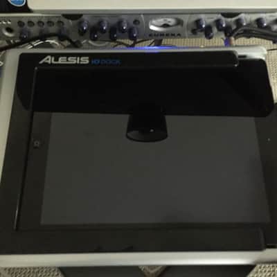 Alesis iO Dock I with iPad and Belkin iPad case. image 1