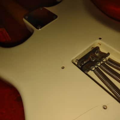 1964 Fender Stratocaster Olympic White Custom Color Body-Only Refin- Ideal Player Strat w/Case! image 11