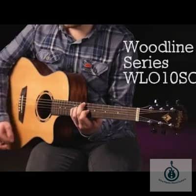 Washburn WLO10SCE Orchestra Acoustic Electric Guitar Cutaway Natural image 5