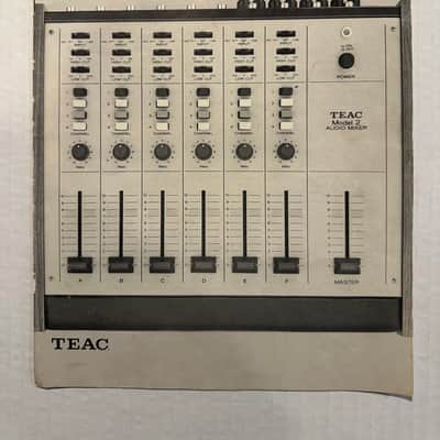 TEAC Model 2 - 1970s mixer - like new face plate and operation manual included see pics image 17