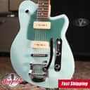 Reverend Charger 290 Bigsby Electric Guitar - Chronic Blue