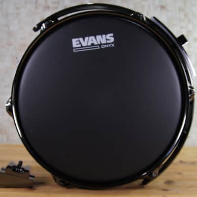 Click Custom Icon Snare Drum 6x10 Ash 8ply Black Satin Oil image 8