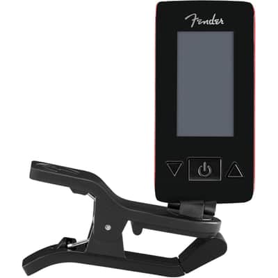 Fender Original Clip-On Chromatic Instrument Tuner, Fiesta Red image 4