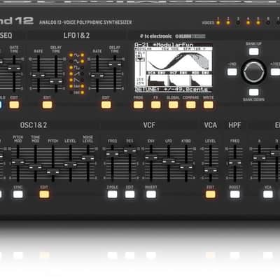 Behringer DeepMind 12D True Analog 12-Voice Polyphonic Desktop Module Synthesizer image 1