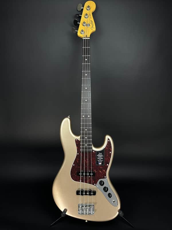 Fender American Professional Classic Jazz Bass - Faded Firemist Gold image 1