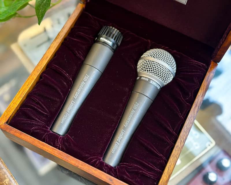 Shure SM57 & SM58 75th Anniversary Limited Edition Collector's Box