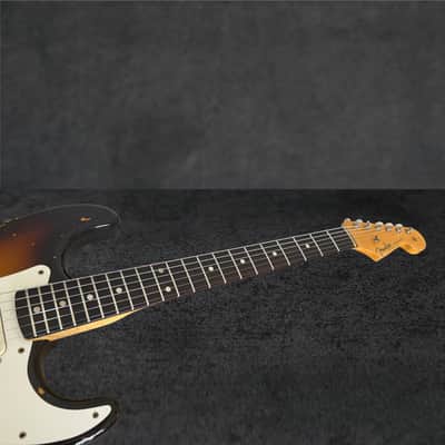 Fender Custom Shop '59 Stratocaster Heavy Relic - Faded/Aged Chocolate 3-Tone Sunburst image 5