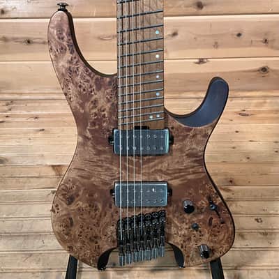 Ibanez QX527PB 7-String Electric Guitar - Antique Brown Stained image 1