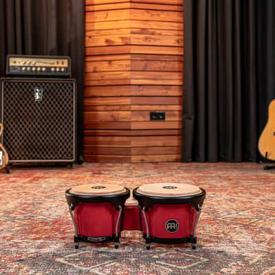 Meinl Percussion Journey Series Bongo 6 1/2" Macho & 7 1/2" Hembra - Red image 3