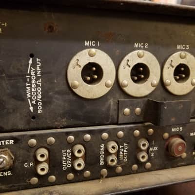 Bogen MX60A Mixer Amplifier 60 Watt Tube Amp Head 8417 1960 Black Steel image 9