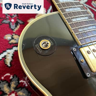 1999 Epiphone Japan LPC-80 Les Paul Custom Ebony MIJ Fujigen JDM Long Tenon image 3