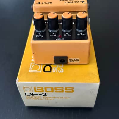 Boss DF-2 Super Feedbacker & Distortion 1985 with Original Box MIJ - Made in Japan Black Label image 6
