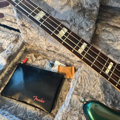 Fender Adam Clayton Artist Series Signature Jazz Bass 2017 Sherwood Green Metallic image 11