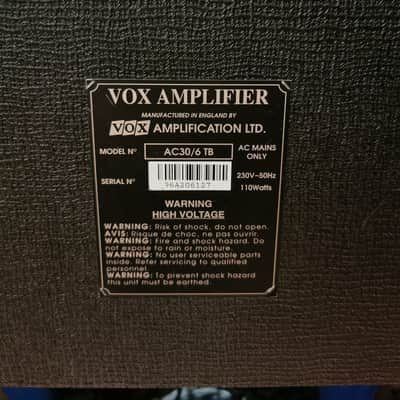 Vox AC30/6 Top Boost 1996 image 4