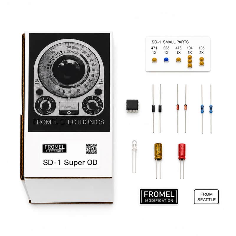 Fromel Supreme Mod Kit for Boss SD-1 SUPER OverDrive Pedal image 1