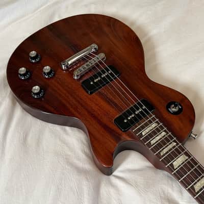 2009 Gibson Les Paul Studio Mahogany Top P90 - Vintage Gloss Brown - Free Pro Setup - 6.9 lbs image 3