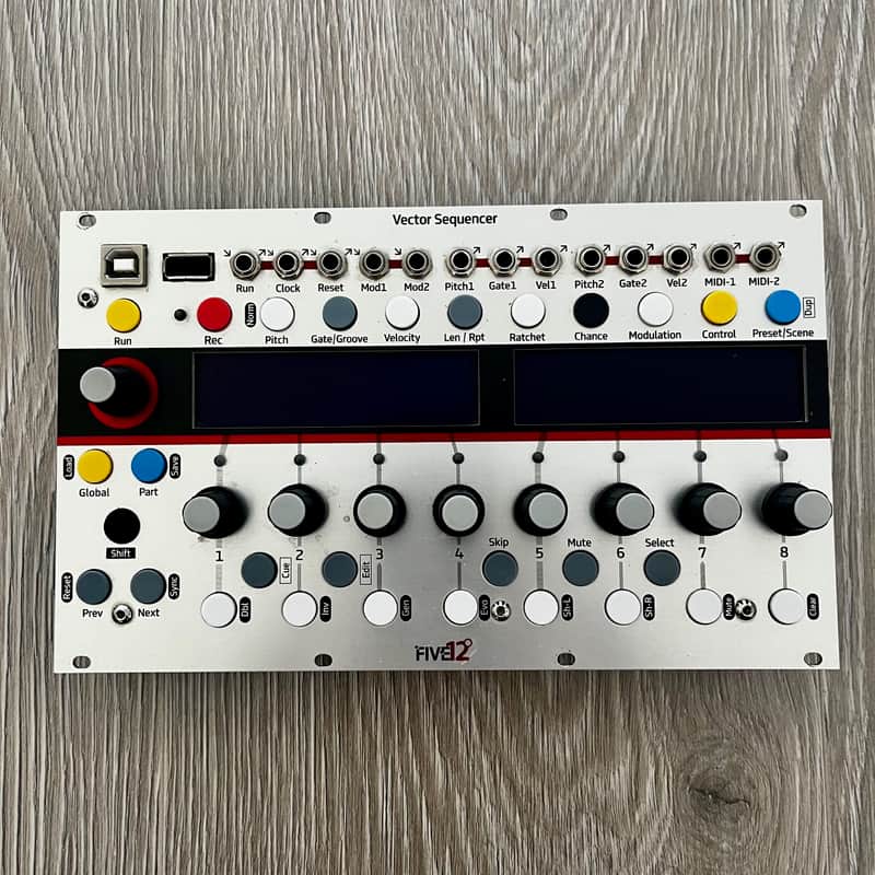 Five12 Vector Eurorack Sequencer Module (Silver) image 1