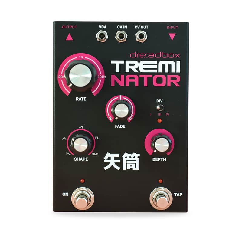 Dreadbox Treminator Analog Tremolo Pedal 2022 - Present - Black, Pink, White image 1