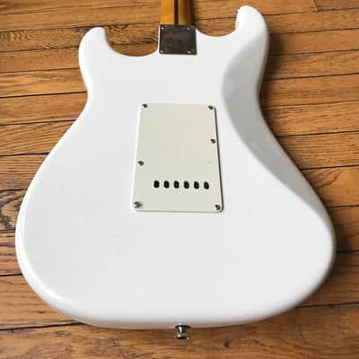 Squier Classic Vibe 50s Strat Olympic White & Gold Mint FREE SHIP image 5