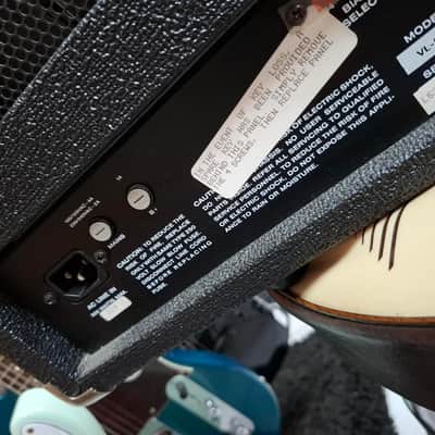 Ampeg VL502 Lee Jackson design 2-Channel 50-Watt Guitar Head 1991 - 1995 - Black image 12