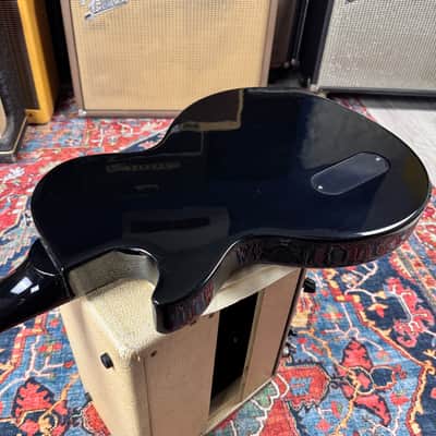 *6.87 lb* Les Paul Junior 2022 Ebony Dog Ear P90 image 13