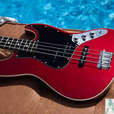 Fender AJB Aerodyne Jazz Bass w Matching Headstock - Made in Japan - Pro Set Up w Perfect Frets/Action/Intonation! image 4