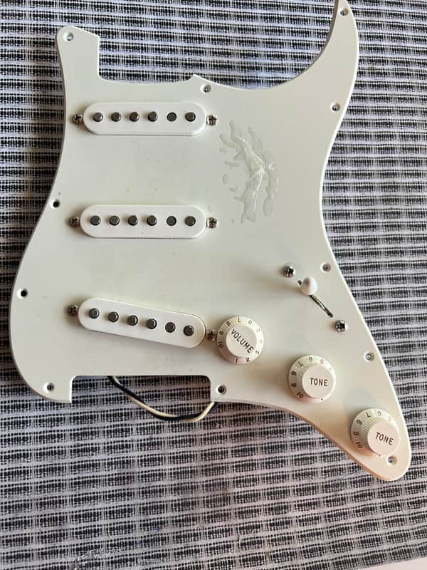 Fender Pre-Wired Eric Johnson Stratocaster Pickguard - Parchment image 1